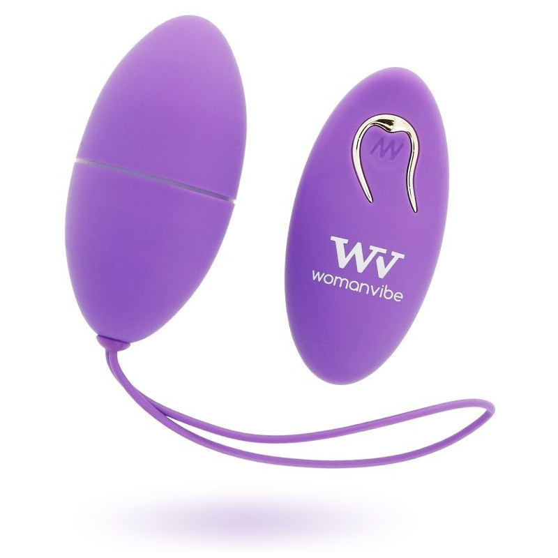 Womanvibe - Alsan Egg Telecommande Silicone Violet